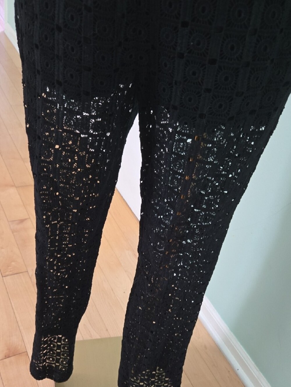 Miu Miu Black Crochet Pants - Picture 5 of 5